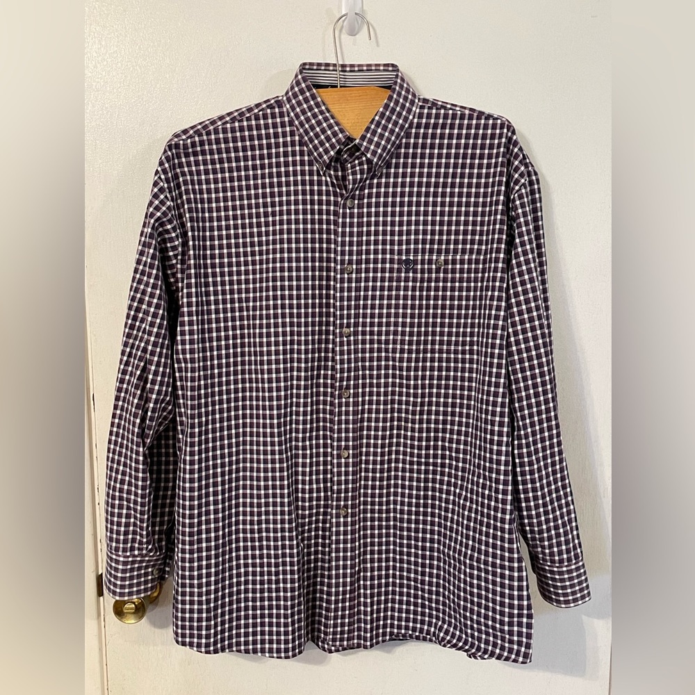 Wrangler George Straight‎ Men’s Plaid All Over Print Western Shirt Size 2XL